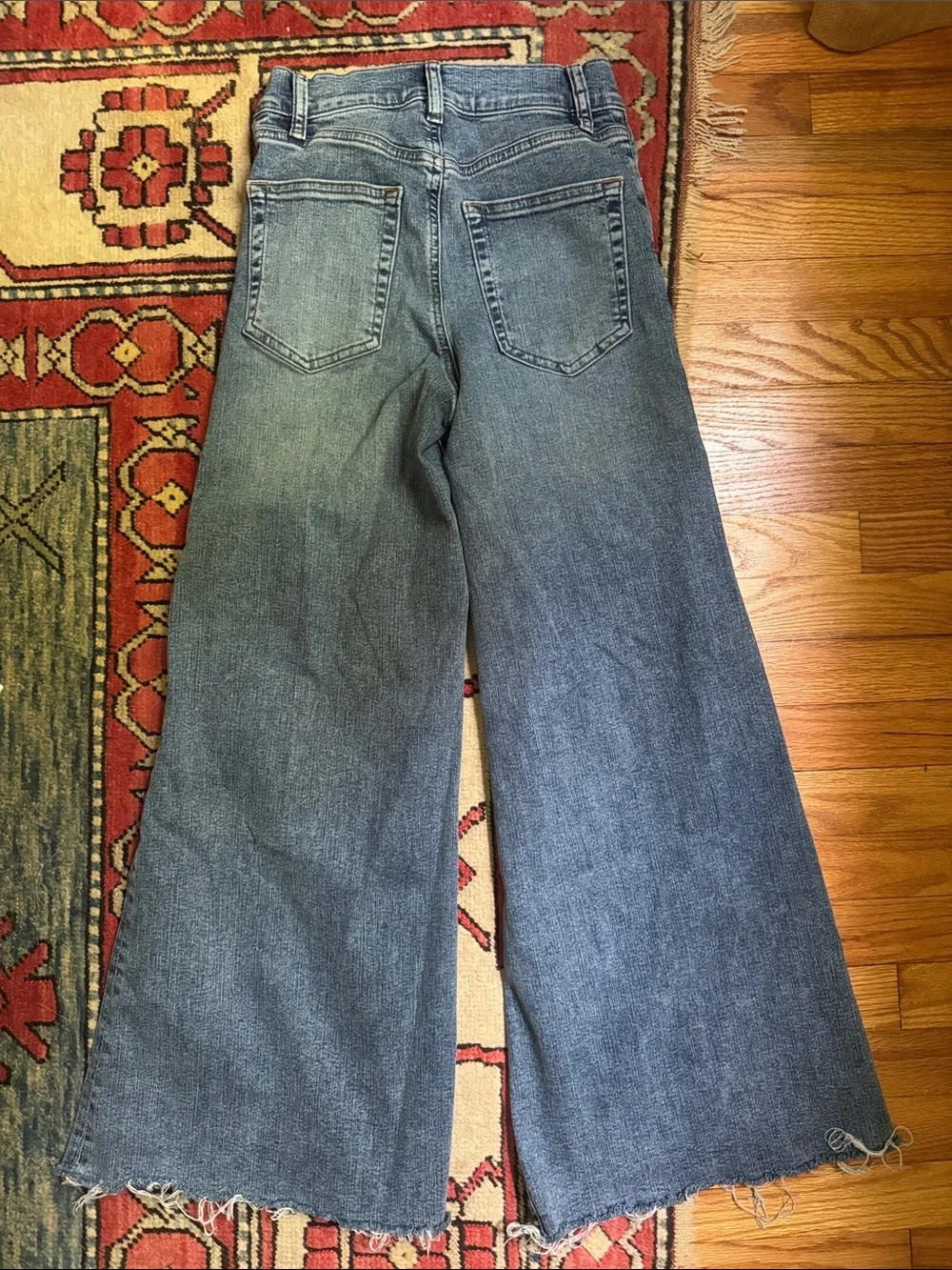 Frame Denim Le Palazzo Crop Wide Leg Women's Jeans 26